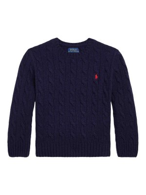 POLO RALPH LAUREN: Suéteres con cuello pico - Suéter Cuello Redondo - Azul Oscuro