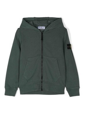 Stone Island Junior: Sweatshirts & Pulls - Sweat-Shirts - Noir