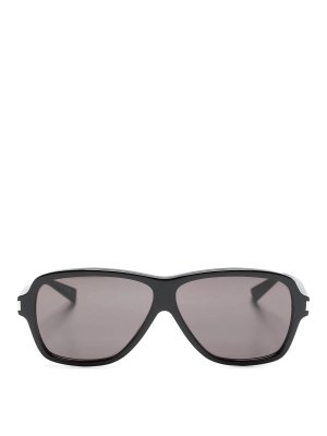 SAINT LAURENT: gafas - Gafas - Negro