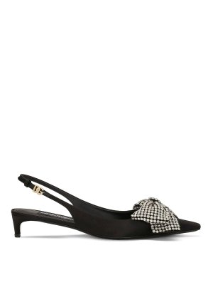 DOLCE & GABBANA: Escarpins - Chaussures À Talon - Noir