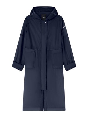 ADD: parkas - Navy Blue Long Parka
