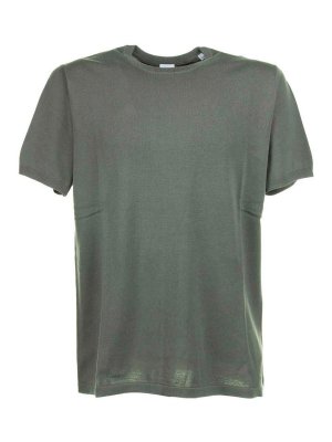 Tシャツ・カットソー MALO Men T Shirts UMA099F3Z03E3451 Dark Blue Malo Navy Blue Cotton T-Shirt - Dark Blue - Men