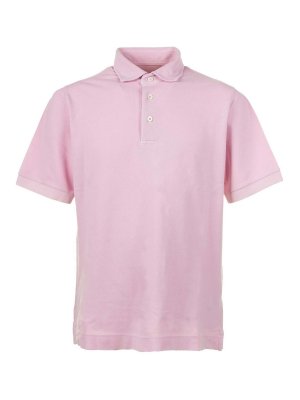 CIRCOLO 1901: polo shirts - Pink Short Sleeve Polo Shirt