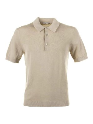 CIRCOLO 1901: polo shirts - Beige Short Sleeve Polo Shirt