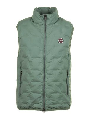 Colmar: padded jackets - Colmar Gilet Verde Trapuntato In Piuma