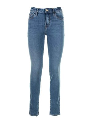 JACOB COHEN: bootcut jeans - Jeans Donna In Denim Blu Chiaro
