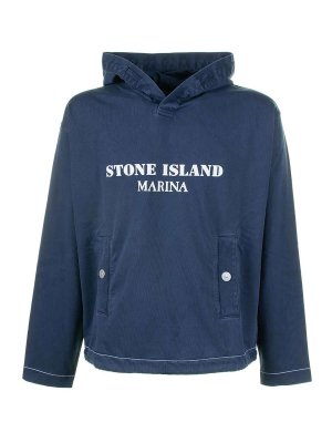 STONE ISLAND: スウェット＆セーター - スウェットシャツ/セーター - ブルー