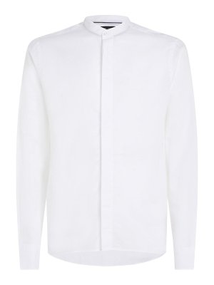 TOMMY HILFIGER: shirts - Regular Fit Shirt In Dobby Fabric