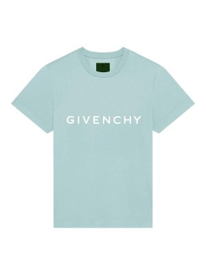 GIVENCHY: Tシャツ - Tシャツ - ブルー