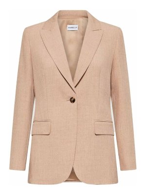 MARELLA: blazers - Banfy Blazer In Light Brown