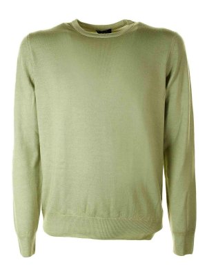 BARBA: crew necks - Lime Crew Neck Sweater