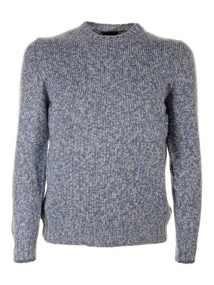 BARBA: crew necks - Bluette crew neck sweater