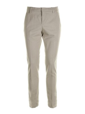DONDUP: casual trousers - Beige Chino Trousers