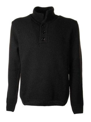 DONDUP: Turtlenecks & Polo necks - Black turtleneck sweater