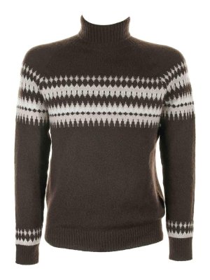 ELEVENTY: maglia a collo alto e polo - Dolcevita Fantasia In Seta Cashmere