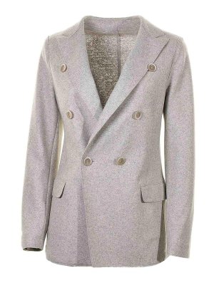 ELEVENTY: Blazer - Blazer - Gris Claro