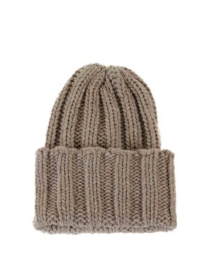 INVERNI: hats & caps - Dove Gray Cashmere Beanie