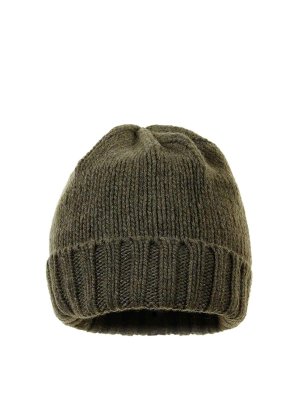 INVERNI: hats & caps - Cashmere hat in green colour