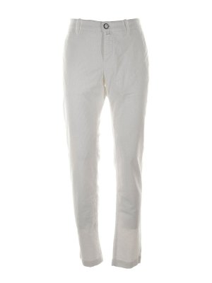 JACOB COHEN: casual trousers - White trousers
