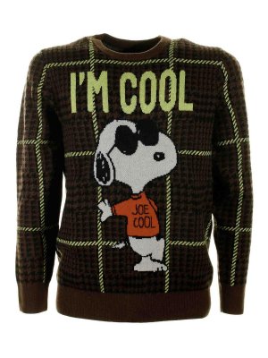 MC2 SAINT BARTH: crew necks - Checked Snoopy Crewneck Sweater