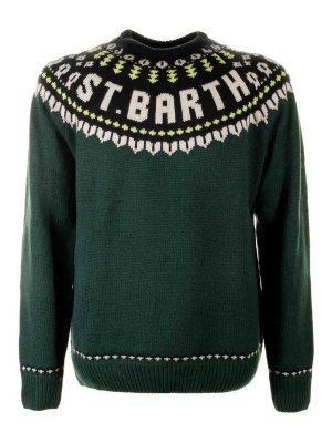 MC2 SAINT BARTH: crew necks - Green Crew Neck Sweater