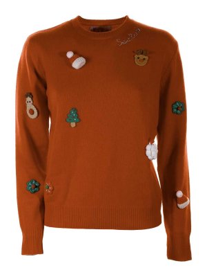 MC2 SAINT BARTH: Suéteres con cuello pico - Suéter Cuello Redondo - Negro