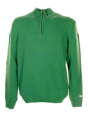 PAUL & SHARK: maglia collo a barchetta - Paul & Shark Maglione Verde