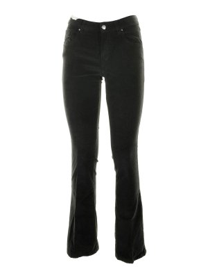 RE-HASH: pantaloni casual - Pantalone Nero A Vita Alta