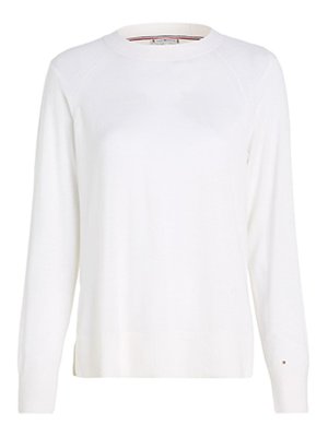 TOMMY HILFIGER: shirts - White Long Sleeve Shirt