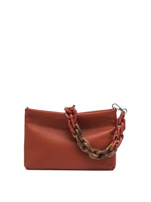 GIANNI CHIARINI: clutches - Brenda clutch bag in textured leather