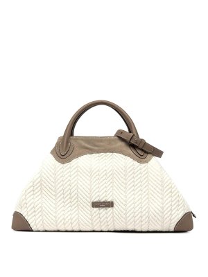 GIANNI CHIARINI: bowling bags - Judy Bowling Bag In Jacquard
