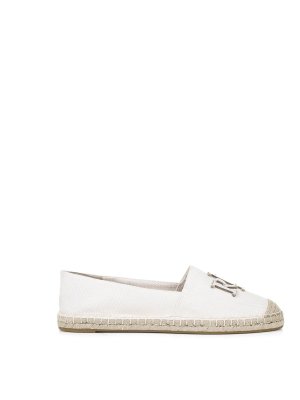 RALPH LAUREN: Espadrillas - Espadrilles - Weiß