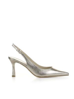 ROBERTO FESTA: scarpe décolleté - Slingback Chanel In Nappa Alba