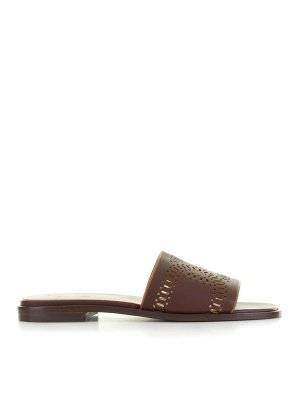 TOD'S: sandals - Tods Kate Low Leather Sandal