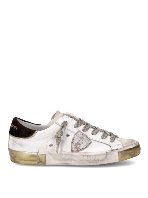 PHILIPPE MODEL: trainers - Sneaker Donna Prsx Low Bianco Nero