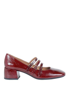 ROBERTO FESTA: court shoes - Mary Jane Pumps In Bordeaux Patent