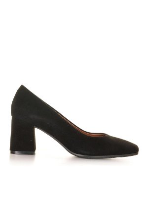 EVALUNA: court shoes - Round toe Pumps in suede