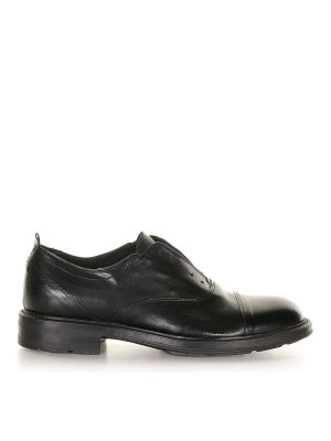 HUNDRED100: classic shoes - Laceless Oxfords in leather