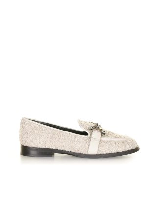 ROBERTO FESTA: Loafers & Slippers - White loafers