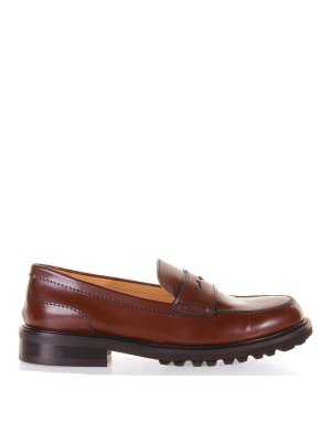 VIOLA RICCI: Loafers & Slippers - leather loafers