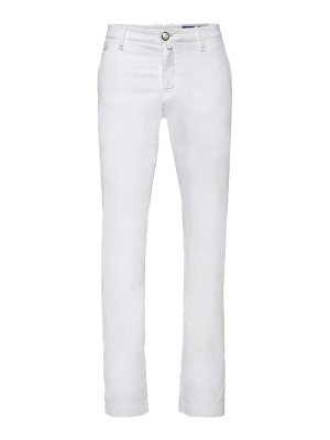 JACOB COHEN: Casual Hosen - Casual Hose - Weiß