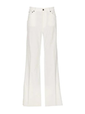 DONDUP: ブーツカットジーンズ - ブーツカットジーンズ - 白