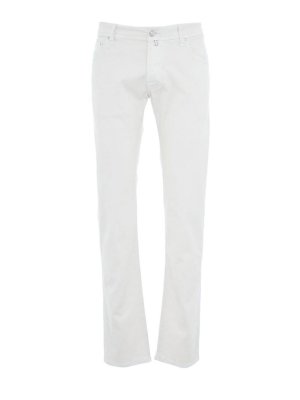 JACOB COHEN: Casual Hosen - Casual Hose - Weiß