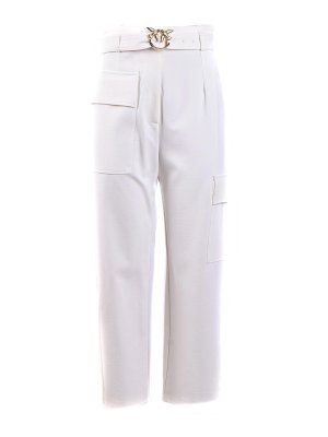 Pinko: Casual Hosen - Casual Hose - Weiß