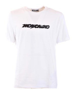 MOSCHINO: T-shirts - T-Shirt - Weiß