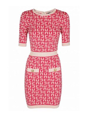 ELISABETTA FRANCHI: Knielange Kleider - Knielanges Kleid - Bunt