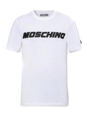 MOSCHINO: T-shirts - T-Shirt - Weiß