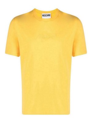 MOSCHINO: T-shirts - T-Shirt - Gelb