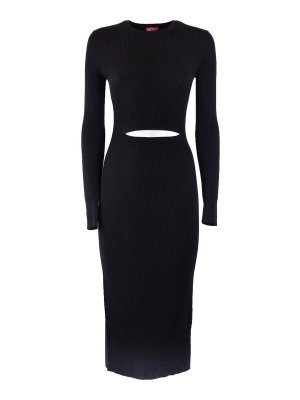 DIESEL: Vestidos media pierna - Vestido Midi - Negro