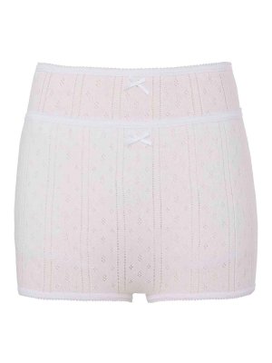 J.W. ANDERSON: pantaloni shorts - Pantaloncini Pointelle a doppio strato